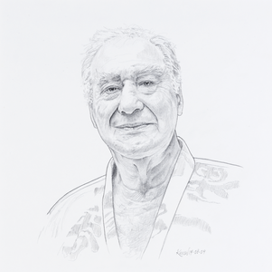 32933 Portret van Jon Bluming, instructeur van mariniers en commando's, karate- en judokampioen, wonende te Utrecht.